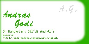 andras godi business card